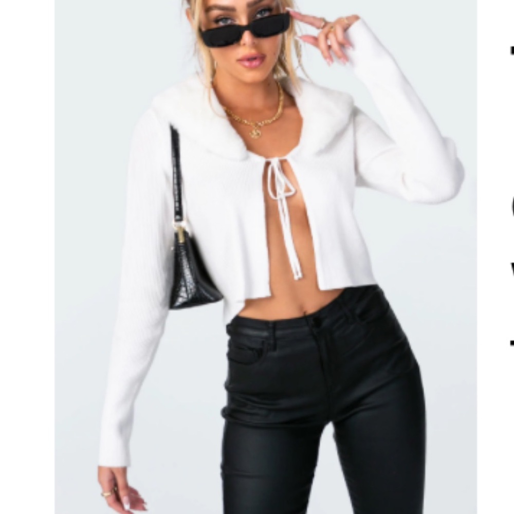 Trina Faux Fur Cardigan